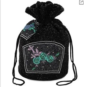 GANNI BEADED POUCH BAG